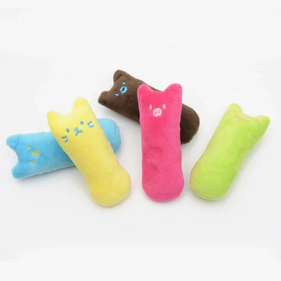 Rustle Sound Catnip Toy Cats Products for Pets Cute Cat Toys for Kitten Teeth Grinding Cat Plush Thumb Pillow Pet Accessories