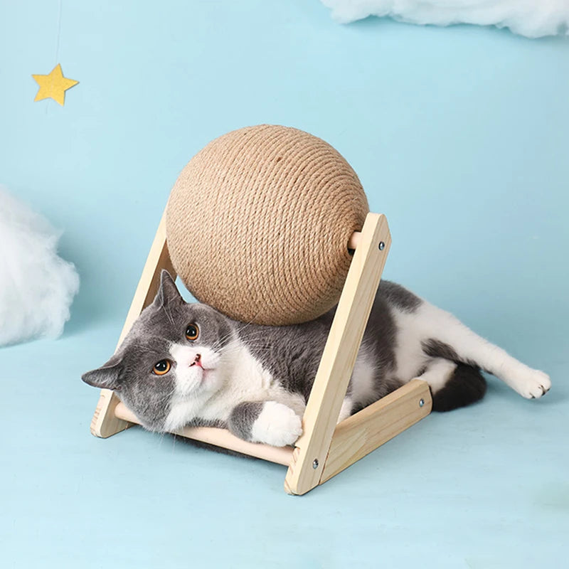 Cat Sisal Scratching Ball - Luxury Petz