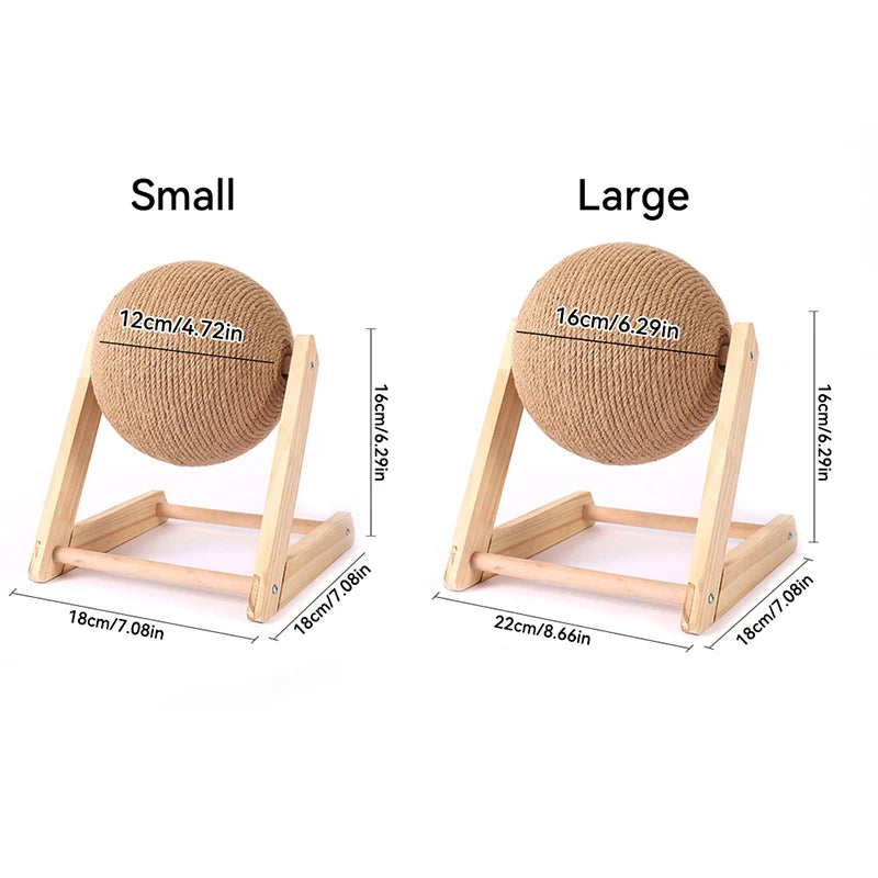 Cat Sisal Scratching Ball - Luxury Petz