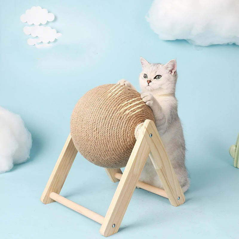 Cat Sisal Scratching Ball - Luxury Petz
