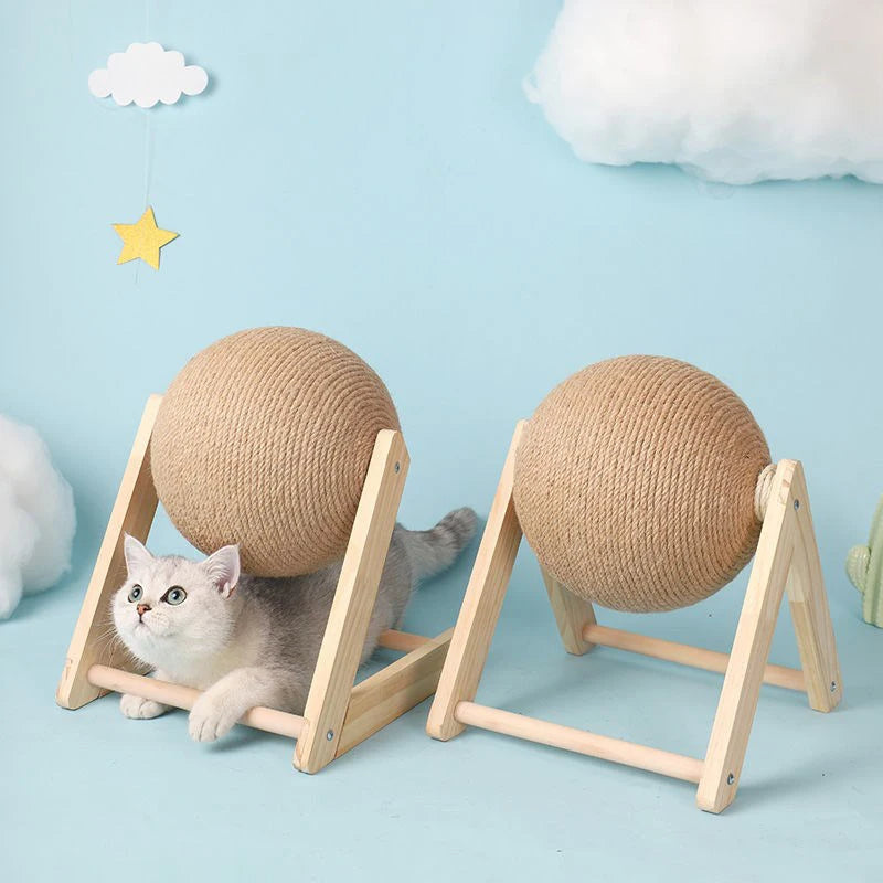 Cat Sisal Scratching Ball - Luxury Petz