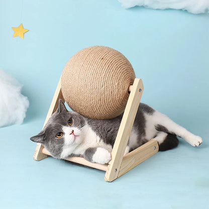 Cat Sisal Scratching Ball - Luxury Petz