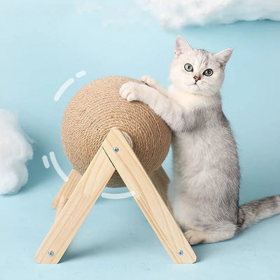 Cat Sisal Scratching Ball - Luxury Petz