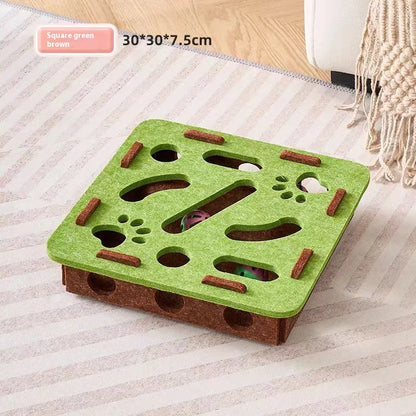 Interactive Cat Puzzle Box