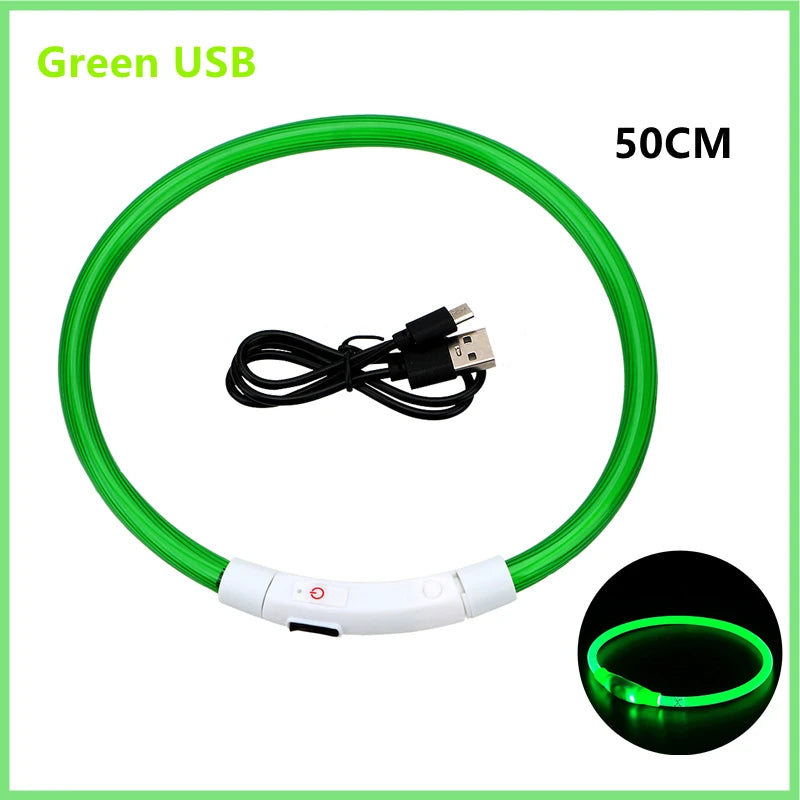 GlowSafe LED Pet Collar - Luxury Petz