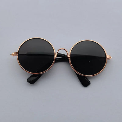 Vintage Round Cat Sunglass - Luxury Petz