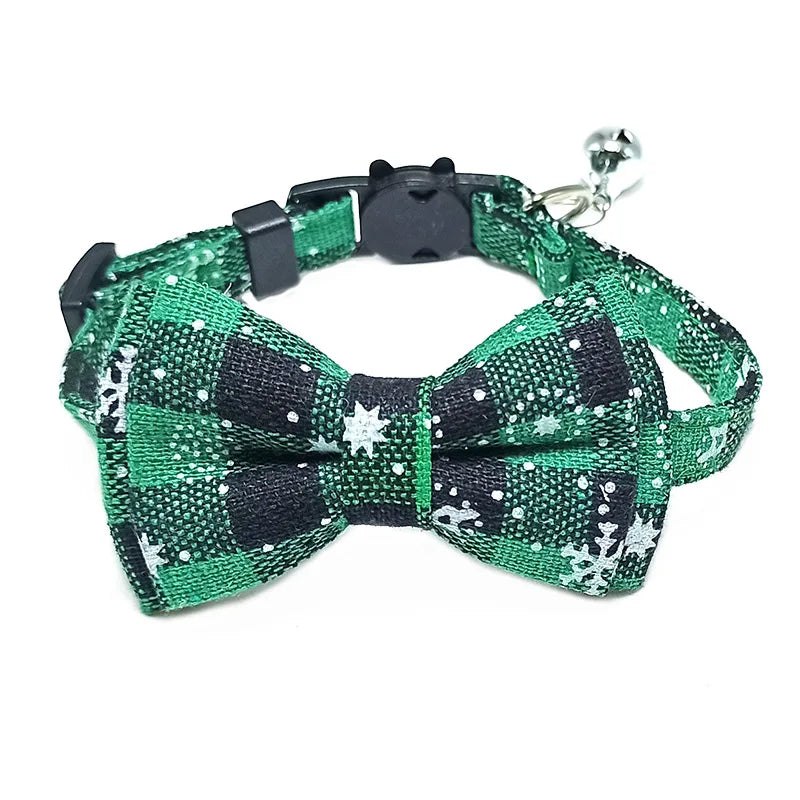 Plaid Cat Collar Bow - Luxury Petz