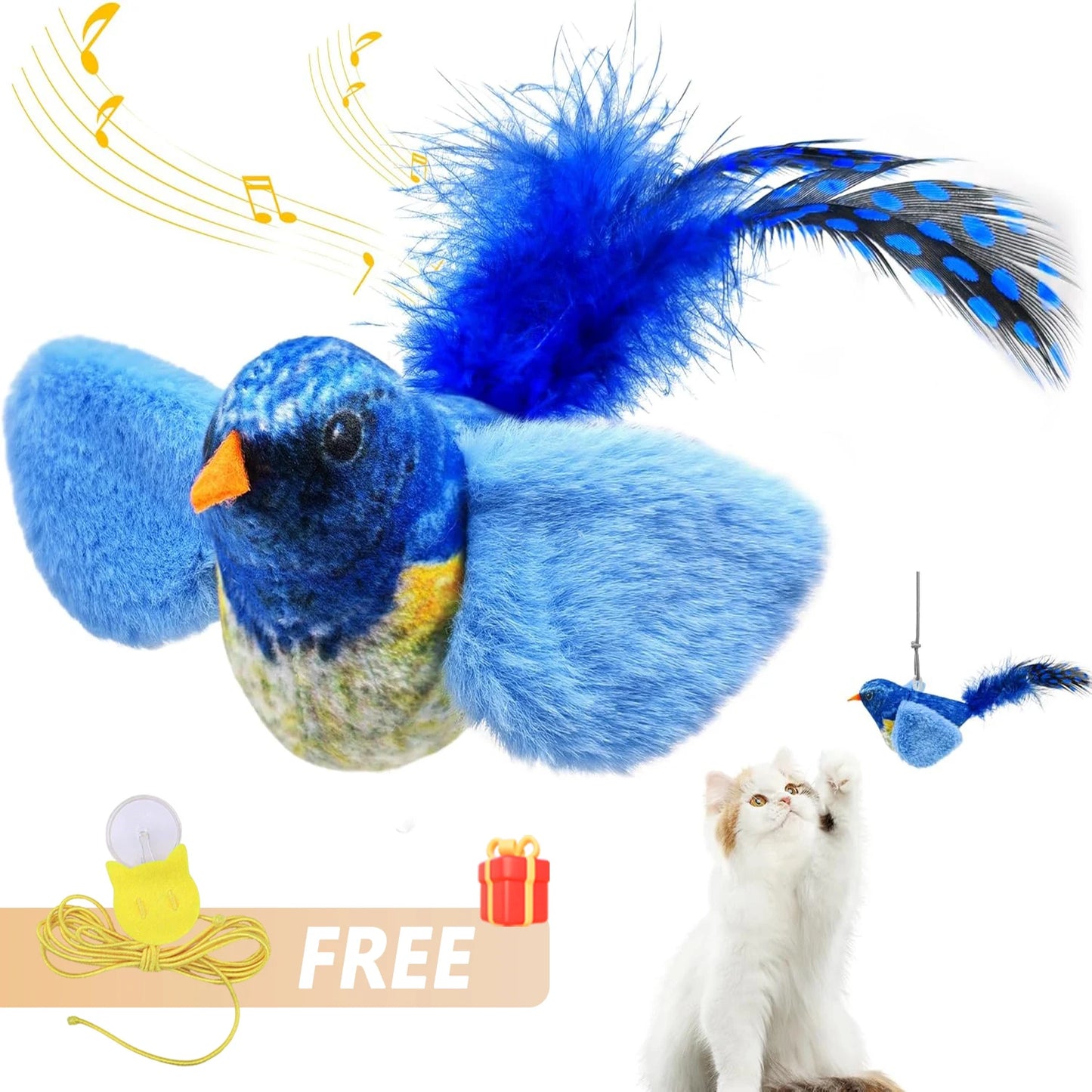 Hanging Interactive Bird Toy