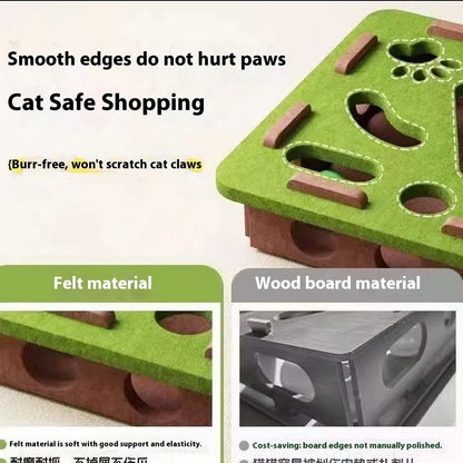Interactive Cat Puzzle Box