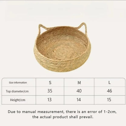 Cozy Rattan Cat Nest - Luxury Petz