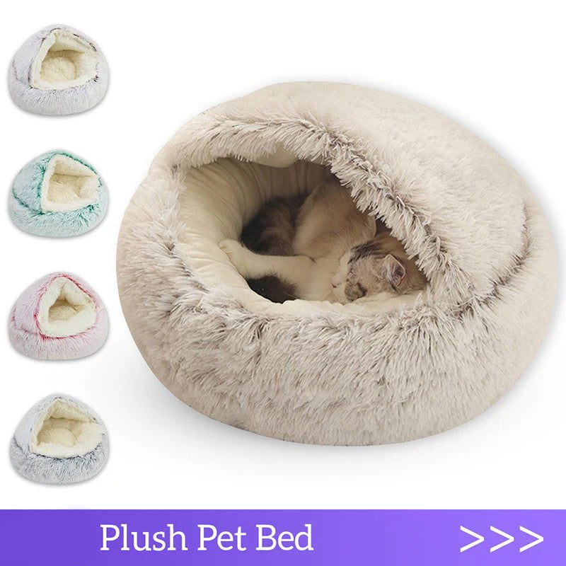 Fluffy Cat Dream Bed - Luxury Petz