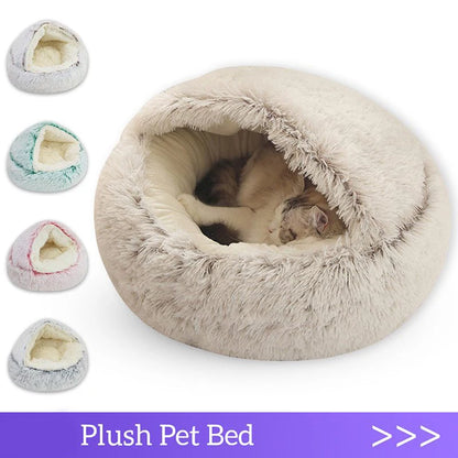 Fluffy Cat Dream Bed - Luxury Petz