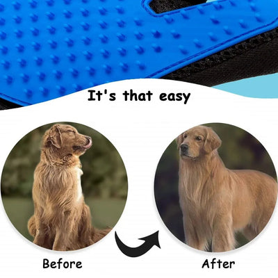 Gentle Rubber Pet Brush - Luxury Petz