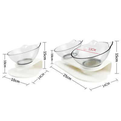 Elevated Non-Slip Pet Bowls - Luxury Petz