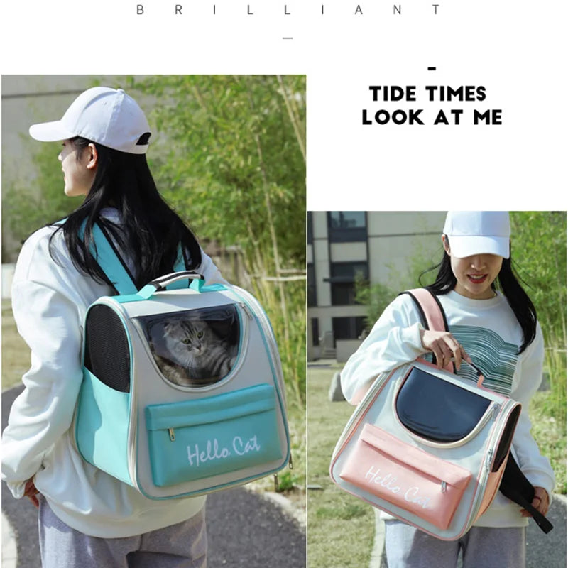 Windproof Cat Travel Backpack - Luxury Petz