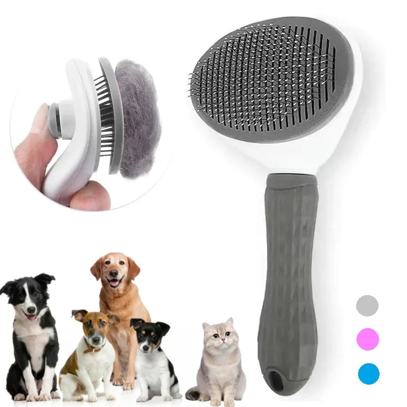 Self-Cleaning Cat Hair Brush - Luxury Petz