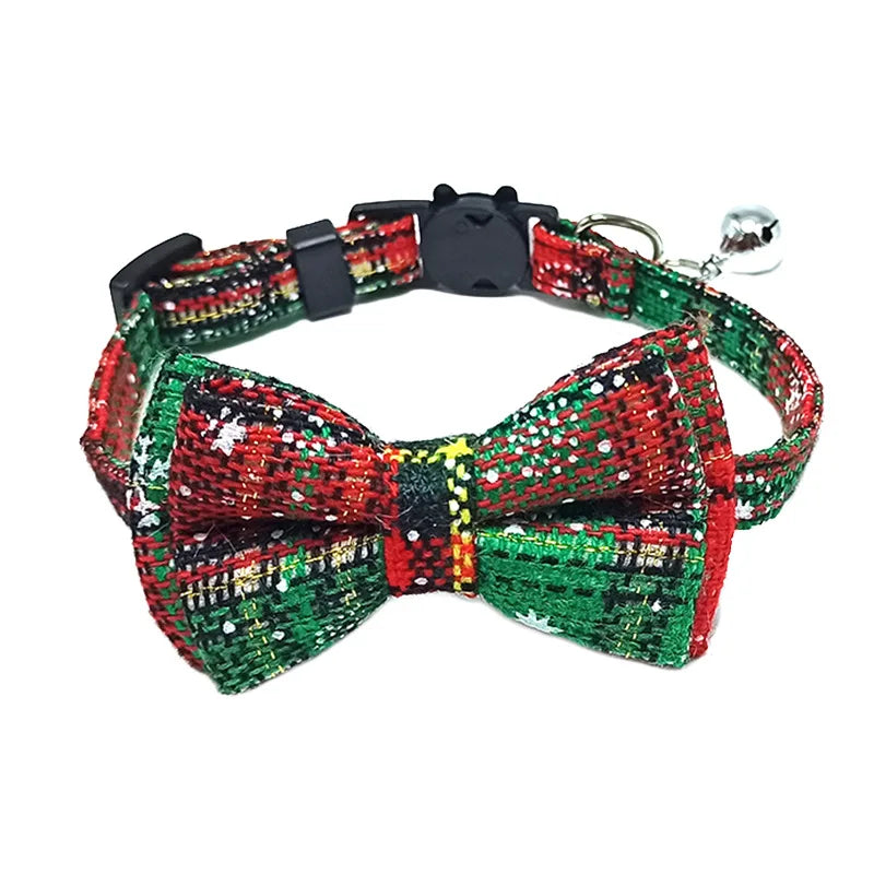 Plaid Cat Collar Bow - Luxury Petz