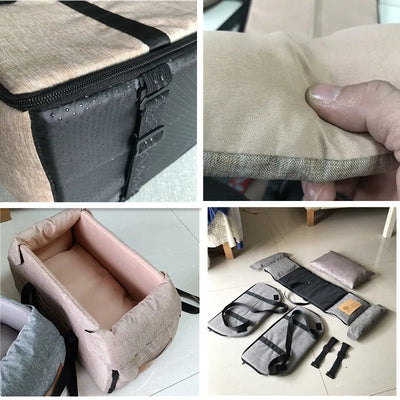 Dog Car Seat Bed - Luxury Petz