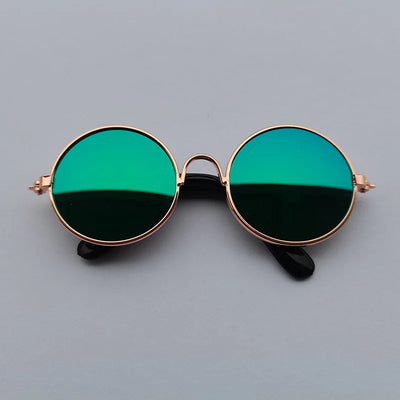 Vintage Round Cat Sunglass - Luxury Petz