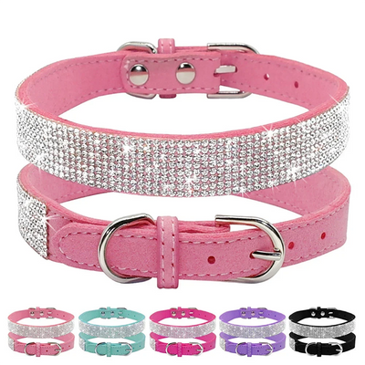 Glittering Crystal Dog Collar - Luxury Petz