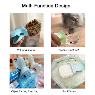Pet Food Scoop &amp & Bowl - Luxury Petz