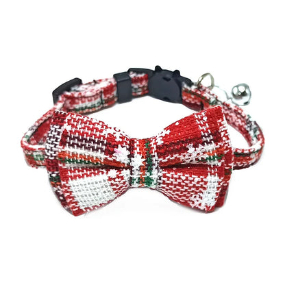 Plaid Cat Collar Bow - Luxury Petz