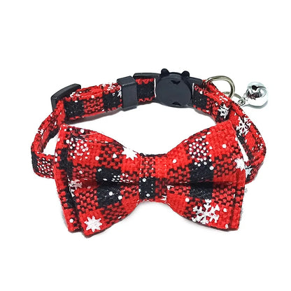 Plaid Cat Collar Bow - Luxury Petz