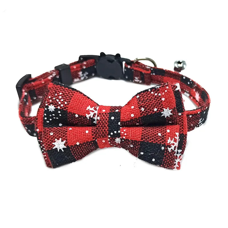 Plaid Cat Collar Bow - Luxury Petz