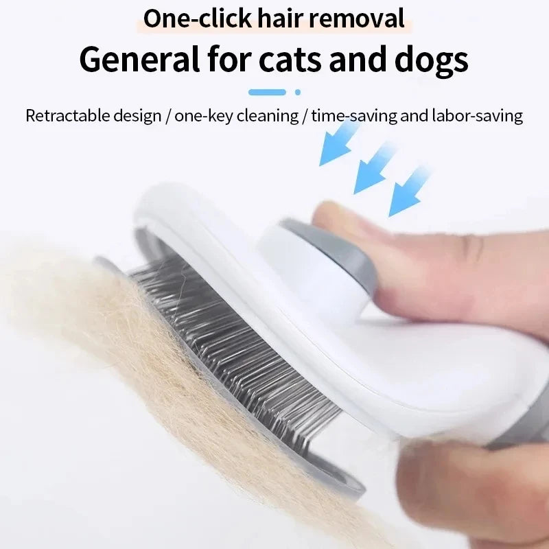 Self-Cleaning Cat Hair Brush - Luxury Petz