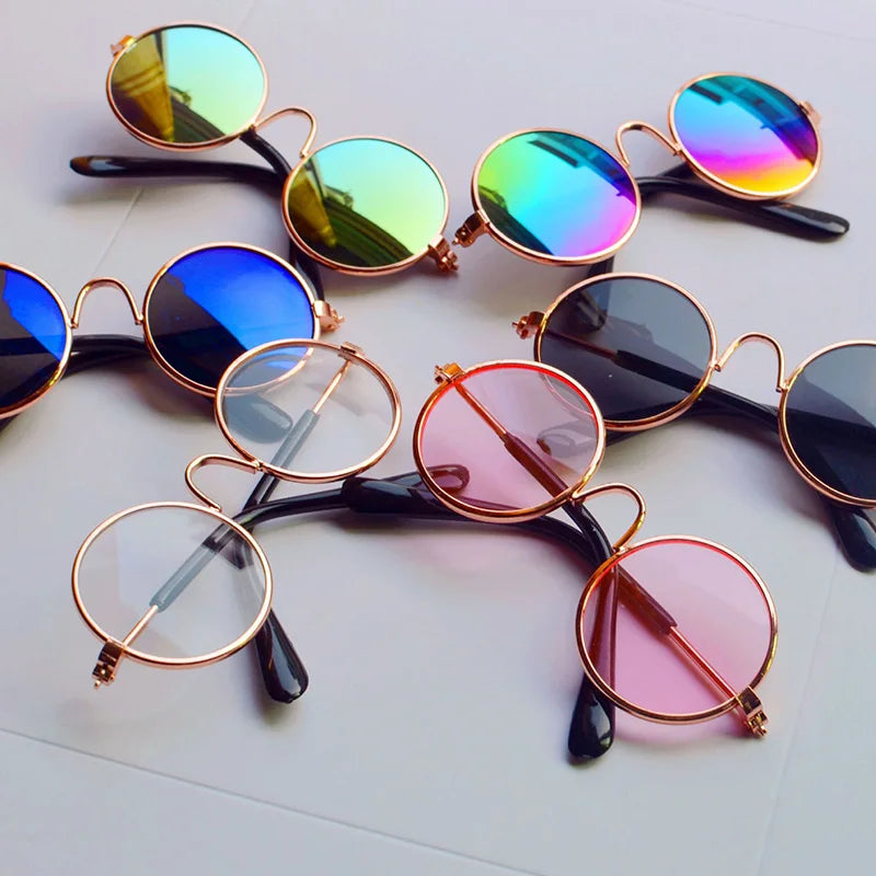 Vintage Round Cat Sunglass - Luxury Petz