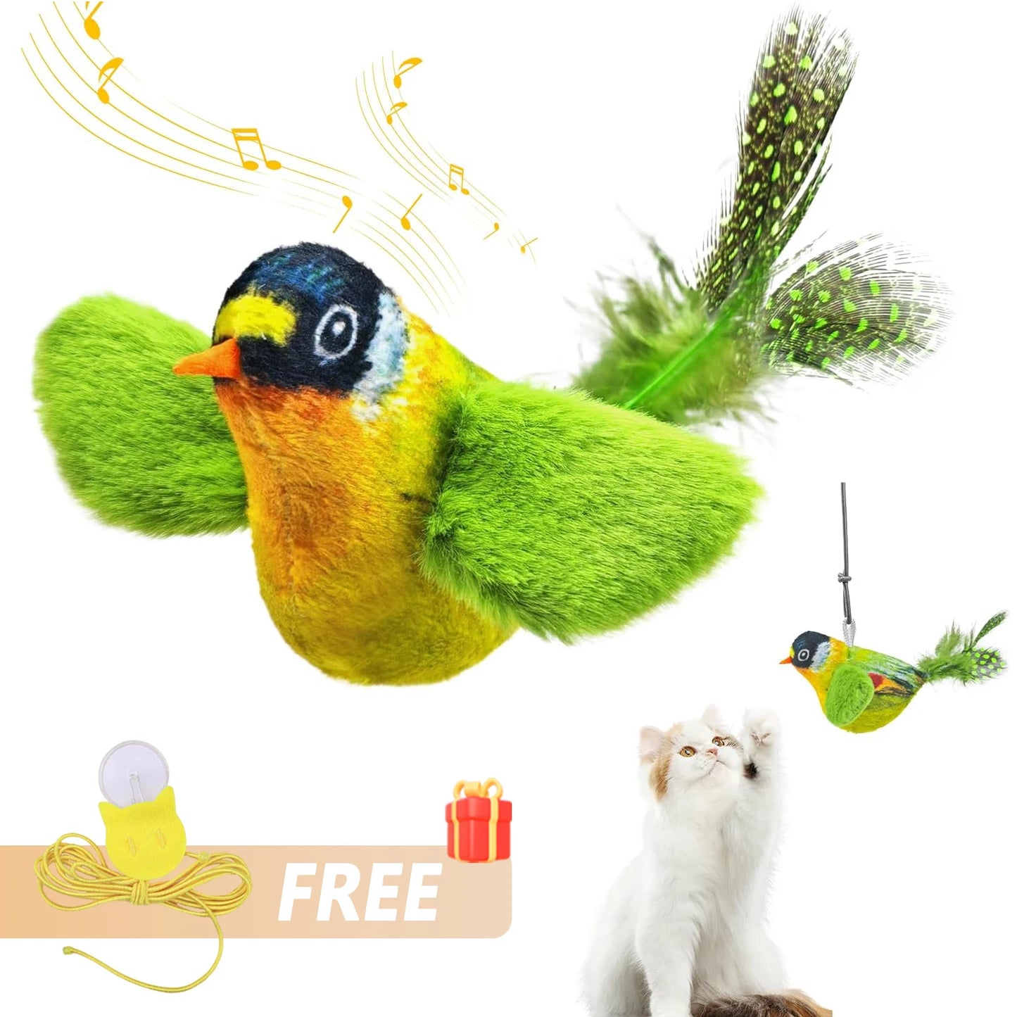 Hanging Interactive Bird Toy