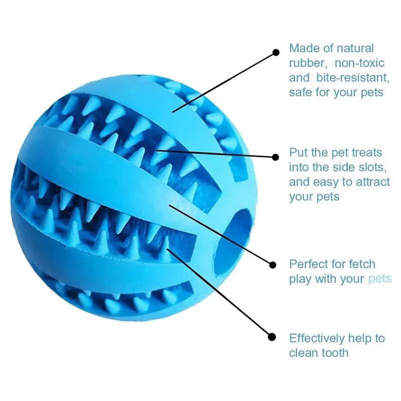 Interactive Chew Toy Ball - Luxury Petz