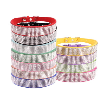 Glittering Crystal Dog Collar - Luxury Petz