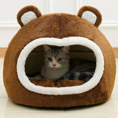 Cozy Plush Cat Haven - Luxury Petz