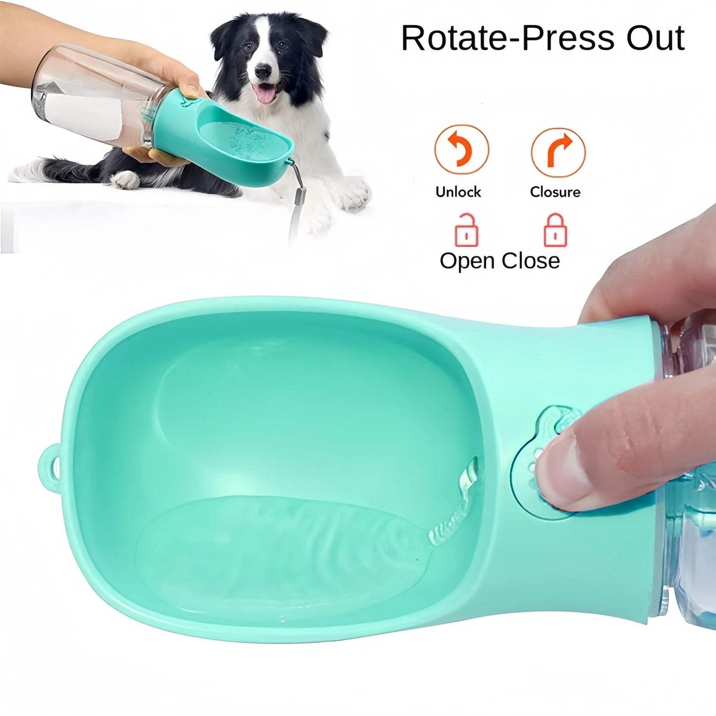 Portable Pet Water Bottle 💧 - Luxury Petz