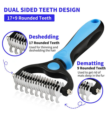 Shed-Free Pet Grooming Brush - Luxury Petz
