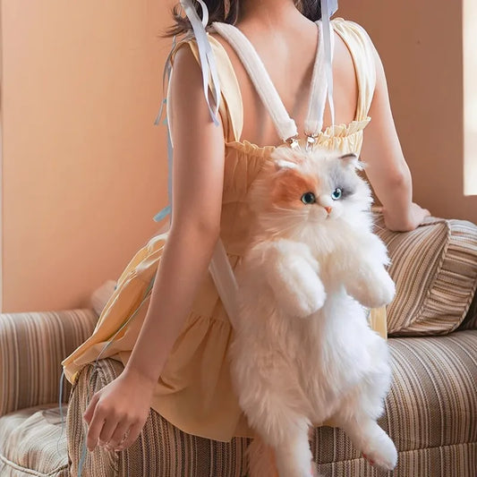 Floral Cat Backpack Handmade - Luxury Petz