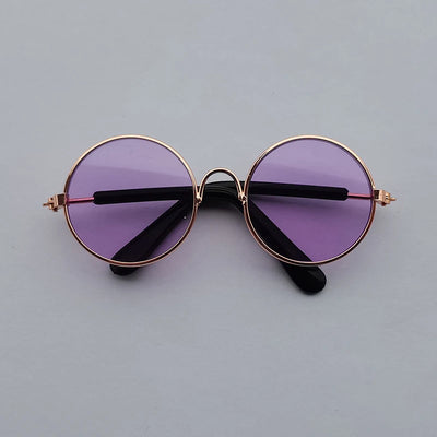 Vintage Round Cat Sunglass - Luxury Petz