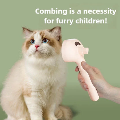 Steam Grooming Pet Brush 🧼