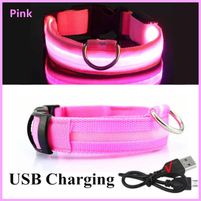 GlowSafe LED Pet Collar - Luxury Petz