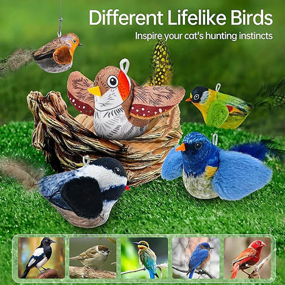 Hanging Interactive Bird Toy