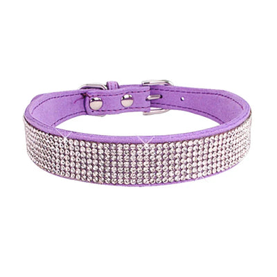 Glittering Crystal Dog Collar - Luxury Petz