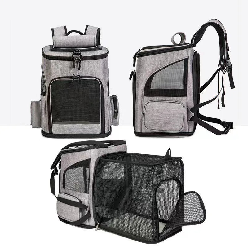 Cozy Foldable Cat Backpack - Luxury Petz
