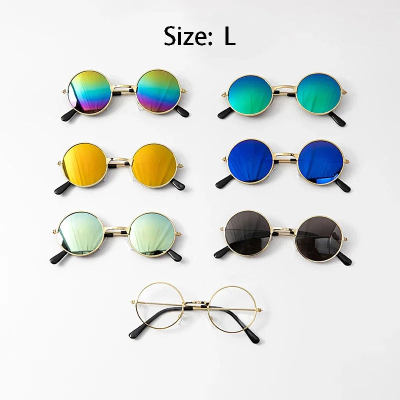 Vintage Round Cat Sunglass - Luxury Petz