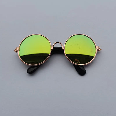 Vintage Round Cat Sunglass - Luxury Petz