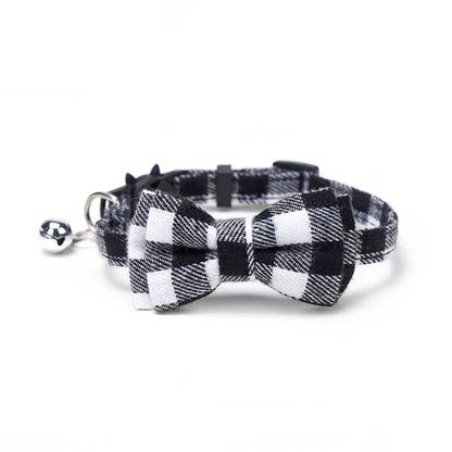 Plaid Cat Collar Bow - Luxury Petz