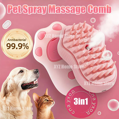 Steam Groom Brush - Luxury Petz