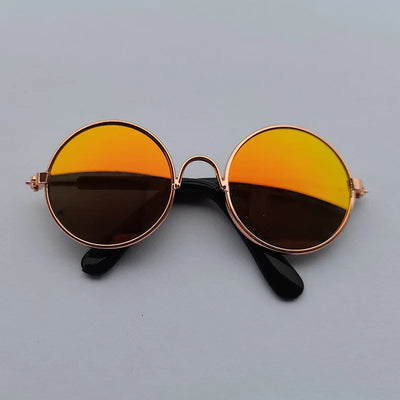 Vintage Round Cat Sunglass - Luxury Petz