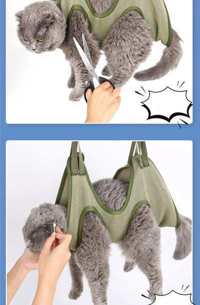 Cat Grooming Safety Bag - Luxury Petz