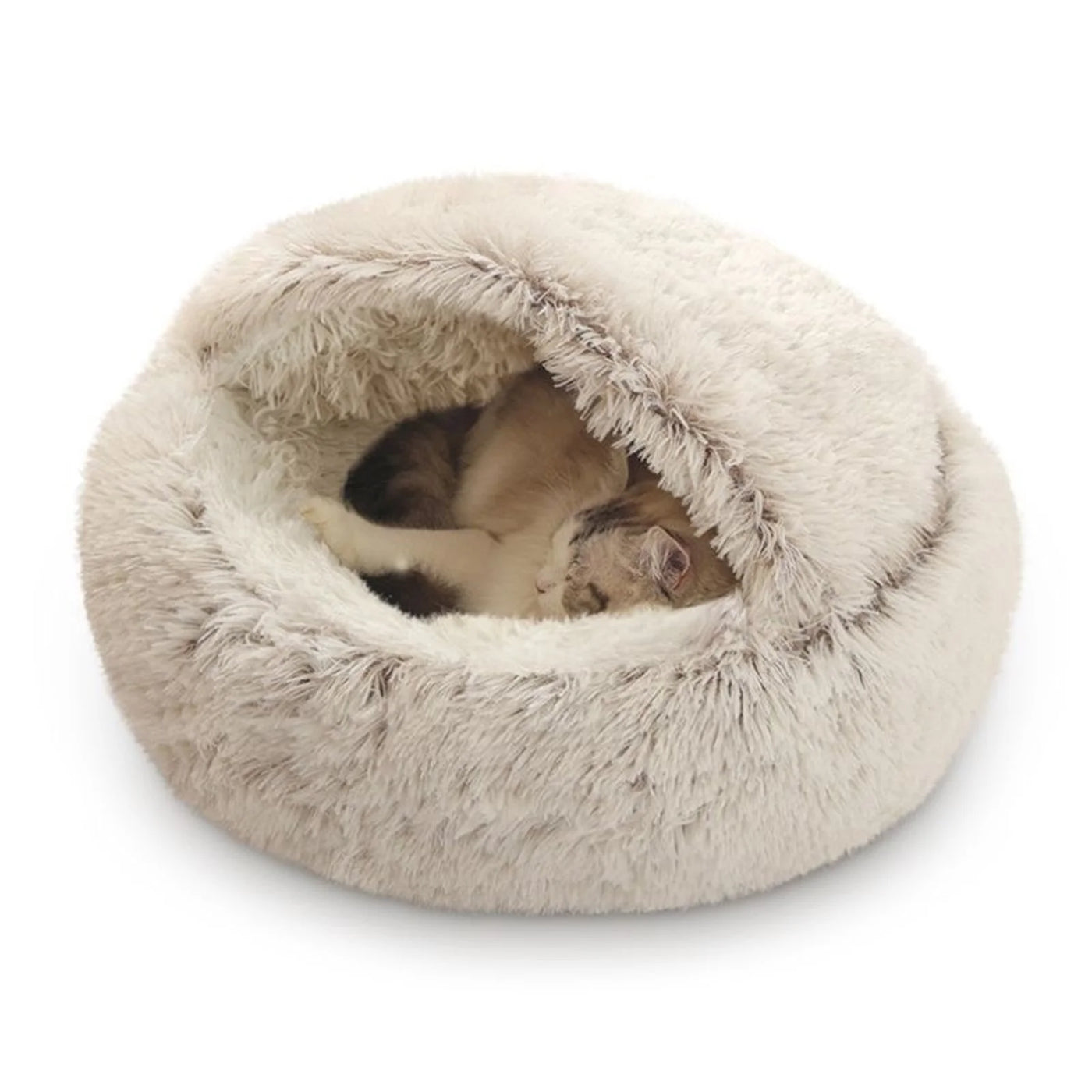 Plush round Winter Warm Sleeping Bag Pet Bed